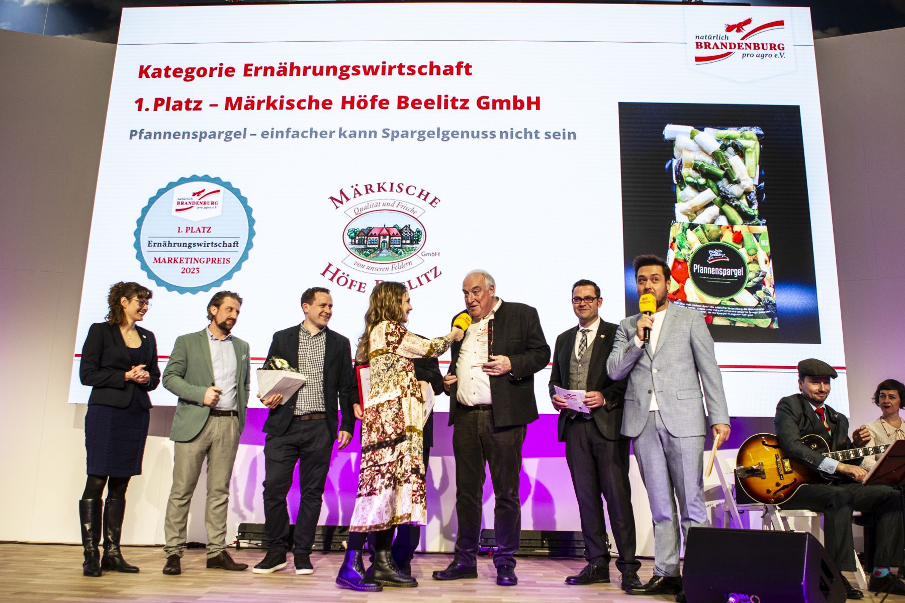 Preisverleihung pro agro Marketingpreis 2023