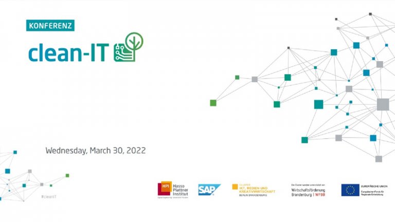 Banner der clean-IT Konferenz 2022