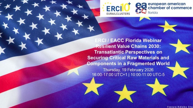 ERCI / EACC Florida Webinar | Resilient Value Chains 2030: Transatlantic Perspectives on Securing Critical Raw Materials and Components in a Fragmented World 