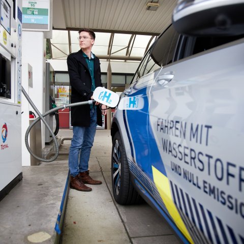 Wasserstoff-Tankstelle in Potsdam