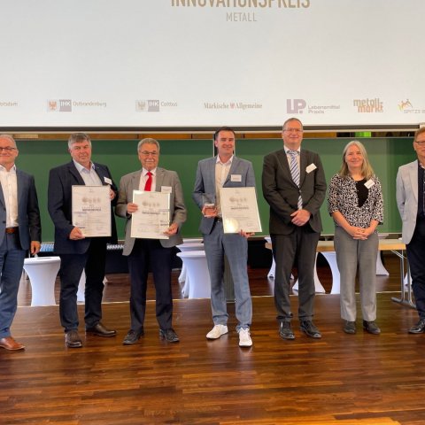 Preisträger Brandenburger Innovationspreis Metall 2022